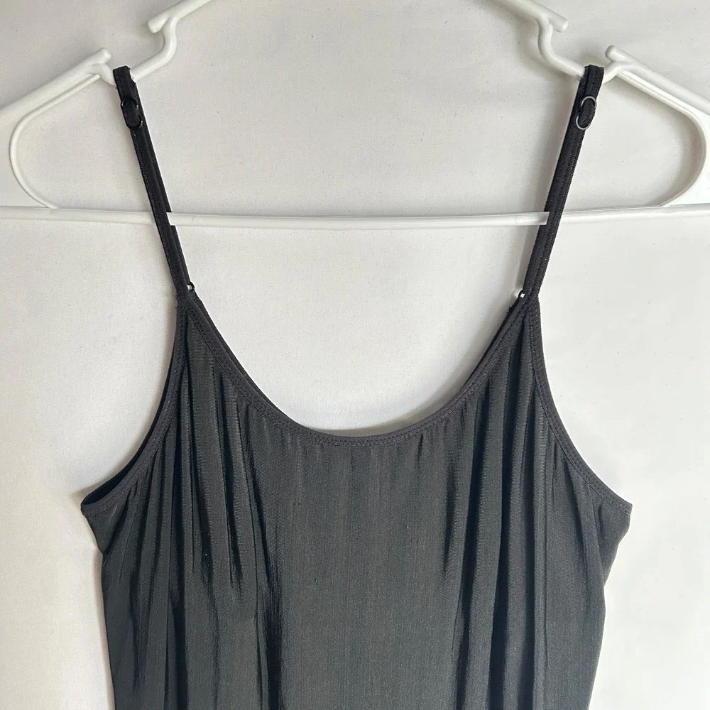 VTG Victoria Secret Basic Slip Dress Stretchy Tank Minimalist Womens 34 S M Y2K